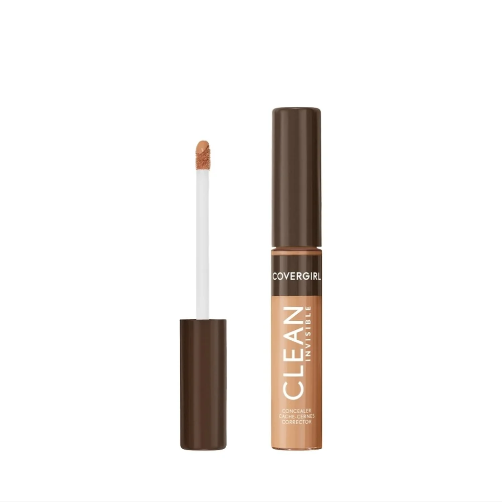 COVERGIRL Clean Invisible Liquid Concealer, 160 Classic Tan